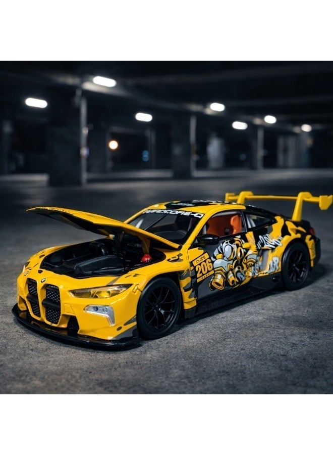 BMW M4 GT3 1:24 Diecast Racing Car Model – Detailed Sports Car Collectible with Display Base – Premium Racing Edition Official Licensed - Image 2