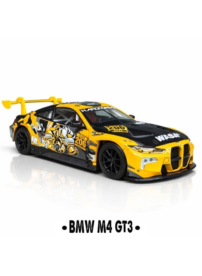 BMW M4 GT3 1:24 Diecast Racing Car Model – Detailed Sports Car Collectible with Display Base – Premium Racing Edition Official Licensed - Image 1
