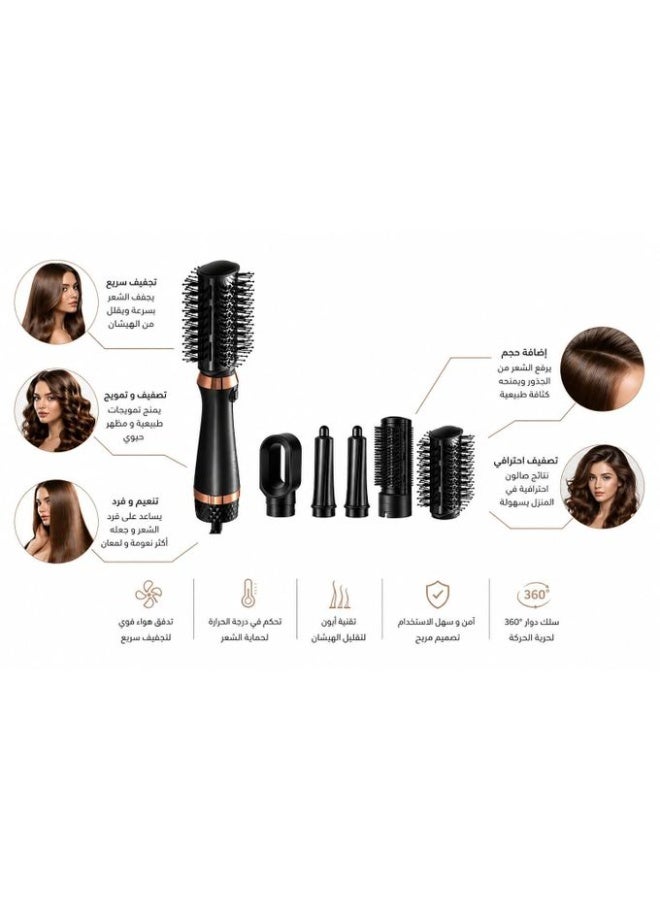 sokany SK-15034 5*1 Hot Air Comb-1400W - Image 4