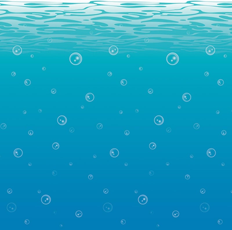 Beistle Undersea Wall Backdrop - 4' x 30' Ocean-Themed Photo Backdrop for Parties - Image 1