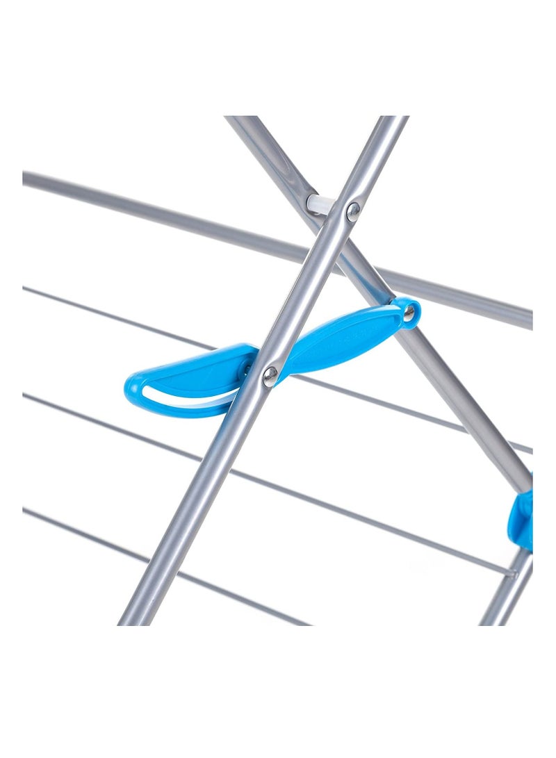 DubaiGallery 3 Tier Steel Folding Concertina Clothes Airer Laundry Horse Dryer Ideal For Indoor Outdoor - Image 3