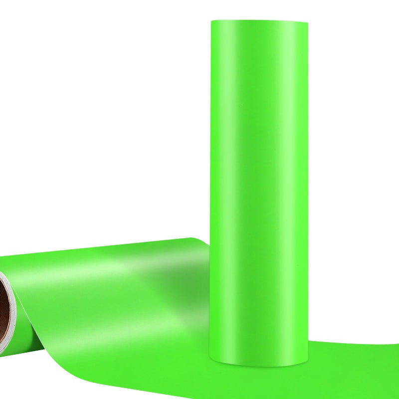 WRAPXPERT Lime Green Permanent Vinyl12 x10ft Matte Apple Green Adhesvie Vinyl Roll for cricutDIY Home Decor and Car DecalTumbler Lime Green