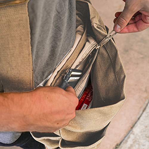 Sweetbriar Classic Vintage Messenger Bag - Original Heavyweight Cotton Canvas Shoulder Bag with Upgraded Features - Image 5