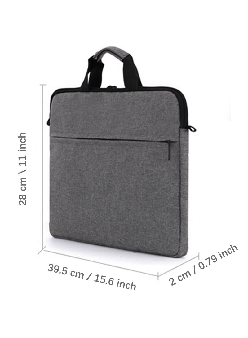 Strapless Laptop Sleeve,15.6 Inch Water Resistant Durable Computer Carrying Case,15.6 inch for HP, Dell, Acer Aspire, Asus Notebook, Laptop Protective Case with Pocket,Handle（Pink） - Image 4