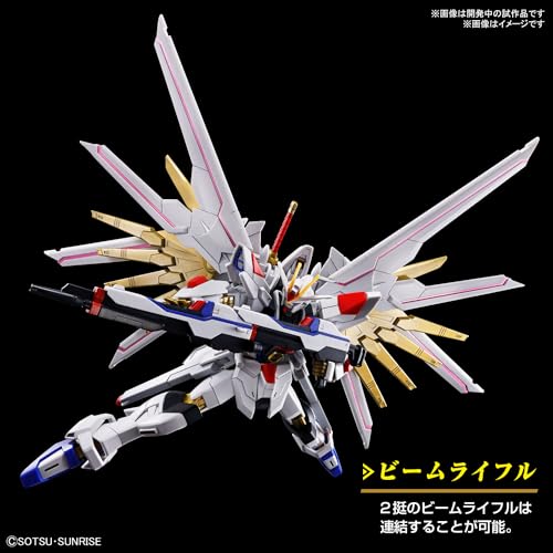 BANDAI SPIRITS بانداي هوبي - جاندام سيد فريدوم - #250 مايتي سترايك فريدوم جاندام HG 1/144 طقم نموذج - Image 5