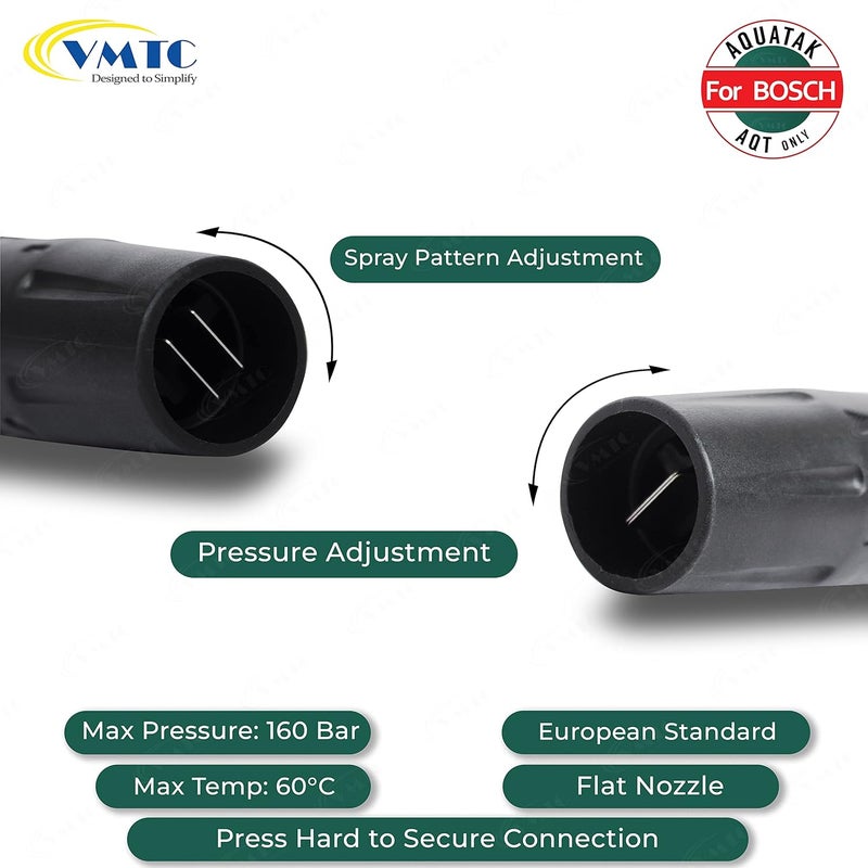VMTC فوهة ضغط متغيرة لانس غسالة سيارات عالية الضغط ملحق متوافق مع بوش أكواتاك/AQT. - Image 5