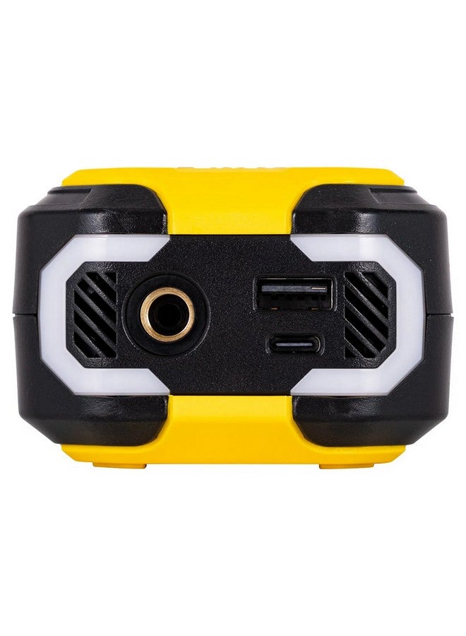 Stanley 12V Portable Cordless Mini Air Inflator Yellow and Black 21 x 7 x 13 cm SXIF0101 - Image 2