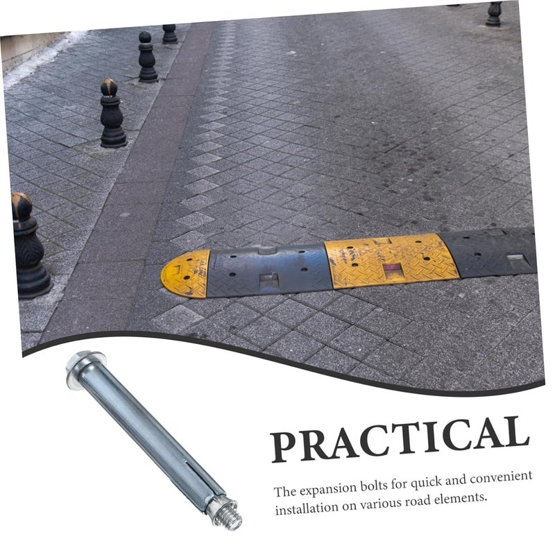 مسامير التوسيع الخرسانية لمطبات السرعة 10 قطع، مثبتات ممرات مقاومة للعوامل الجوية - Image 5