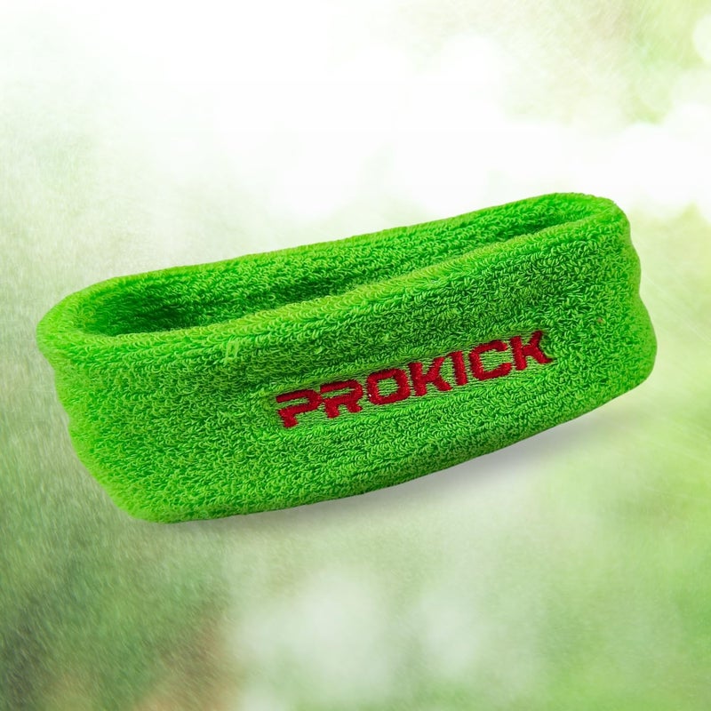 Prokick Sports Headband, Sweat-Absorbing, Stretchable, Comfortable, for Men and Women (Green) - Image 3