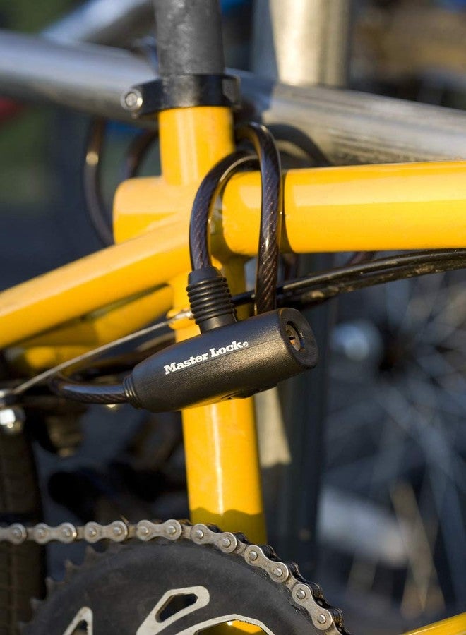 Master Lock 8126D 6' X 5/16" Black Keyed Cable Lock - Image 2