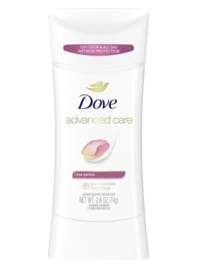 Dove Advanced Care Antiperspirant Deodorant Rose Petals Stick 74 g