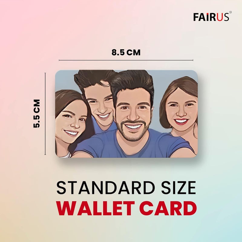 Fairus CUSTOMIZED Spotify Wallet Card With Illustrated Art Picture and Music with Scannable Spotify Code and Thoughtful Message Ideal for Anniversaries Birthdays Gift For Loved One Friends - Image 3