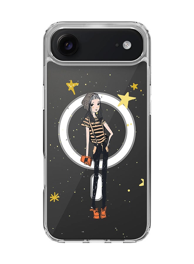 Stylizedd Classic Clear MagSafe Case for iPhone 17 Air , Hybrid Soft Case Flexible Edges Anti Drop TPU PC Gel Thin Transparent Cover [ Designed for iPhone 17 Air ] - Hipster Chic