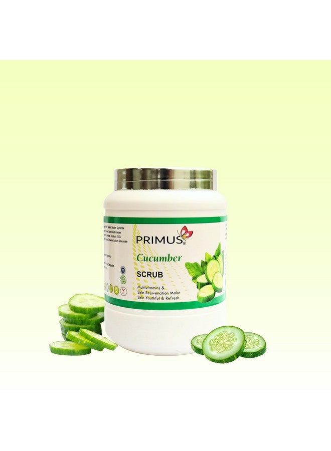 Primus Cucumber Massage Scrub Enriched with Multivitamins | Makes Skin Youthfull & Refreshing | Scrub For Cleansing Pores | 1 kg - Image 1