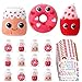 Silipull 12 Pcs Valentines Day Stuffed Plush Gifts 4 Holiday Plush Sweet Treats for Valentines Party Favor Gift Box Stuffers Events - Image 2