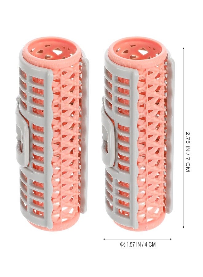 FRCOLOR 6Pcs Plastic Hair Curlers Rollers Self Grip Rollers Hairdressing Spring Clip Curlers for DIY Hairdressing Hair Salon Barber Hair Styling Tools - Image 5