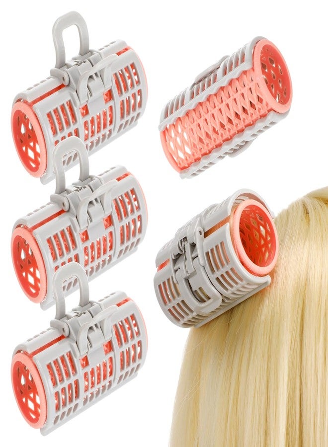 FRCOLOR 6Pcs Plastic Hair Curlers Rollers Self Grip Rollers Hairdressing Spring Clip Curlers for DIY Hairdressing Hair Salon Barber Hair Styling Tools - Image 1
