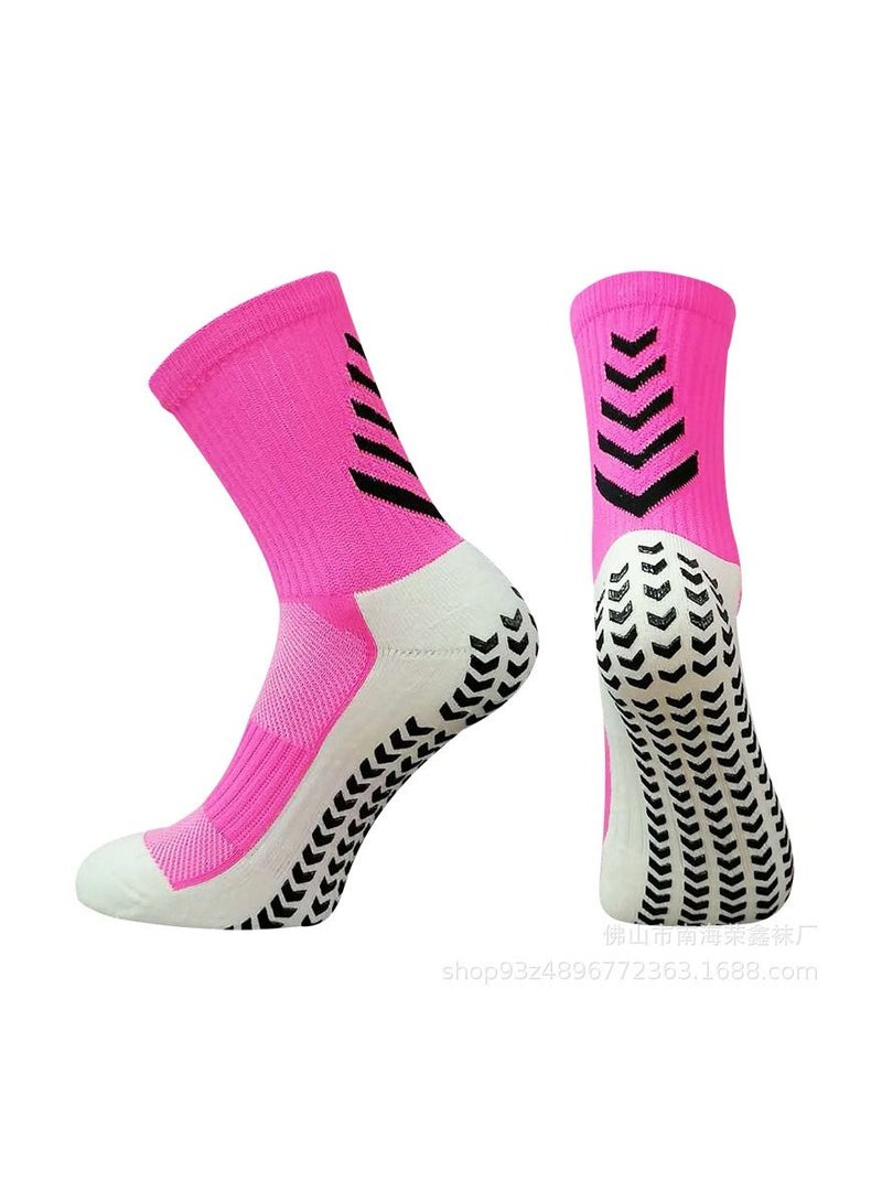 Loquat Anti Slip Mid Calf Sport Socks 