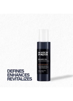 scotch porter Smoothing Beard Oil – Nourishing Oil Seals in Moisture & Smooths Flyaways for a Frizz-Free, Fuller/Healthier-Looking Beard with All-Day Shine – Original Scent, 1.7 oz. Bottle  - Image 4