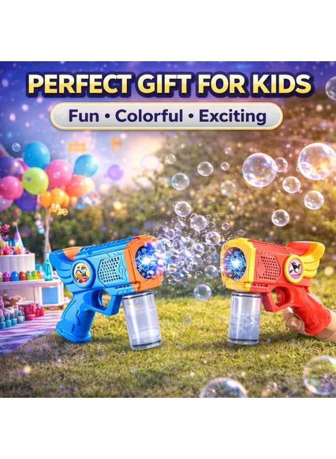 Toddler Bubble Gun – Automatic Bubble Machine – 100ml Solution – Best Birthday Gift for Boys & Girls - Image 5