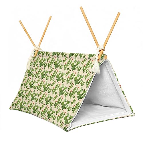 Aipush Bearded Dragon Reptile Sleeping Bed Tent Hide Tank Decor Accessories Habitat Shelter for Lizard Bearded Dragon Leopard Gecko Cactus 1 - Image 1