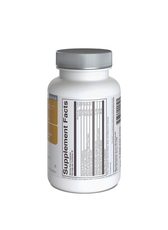 ScienceBased Health Boneprotect Advanced Calcium Supplement For Bone Health 800 Mg. Calcium Vitamin D Vitamin K Soy Isoflavones Hesperidin Green Tea Extract 120 Capsules  - Image 3