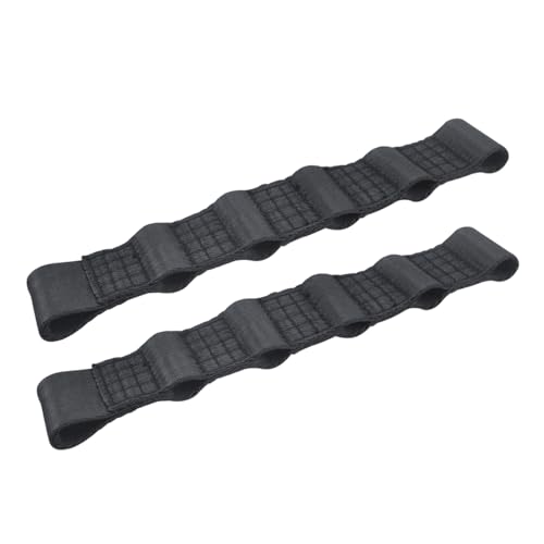 ROMASO Adjustable Door Strap for Jeep Door Check Straps for Jeep Wrangler CJ YJ TJ JK JKU JL JLU Heavy Duty Door Limiting Check Strap,Black(Pack of 2) - Image 1