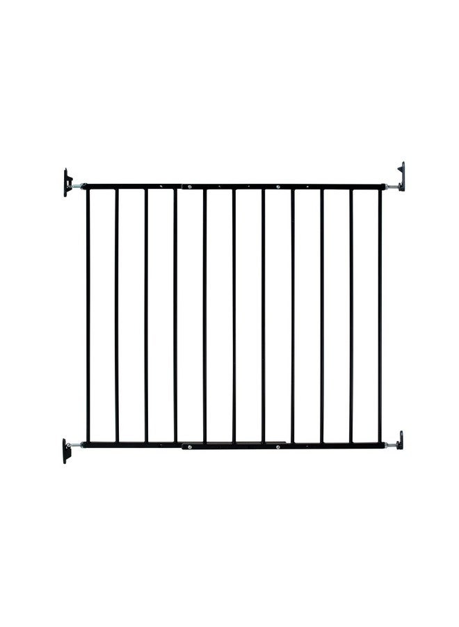 KidCo - G2001 Safeway Top of Stairs Quick Release Baby Gate, Baby Gate for Stairs (Black) - Image 1