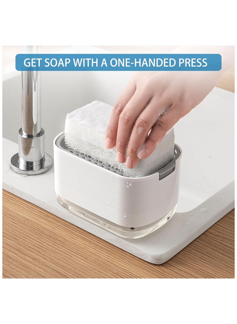 general Soap Pump Dispenser and Sponge Holder 10oz / 300ml Dish Soap Dispenser for Kitchen - Image 3