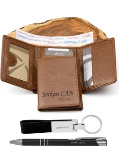 Grande 1414 Genuine Leather Magnetic Personalized Men's Wallet  - Image 1