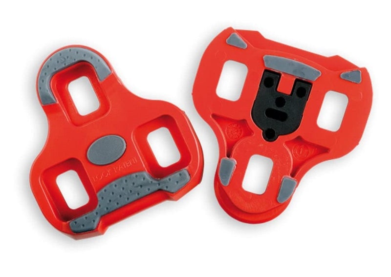 Look Keo Grip Road Bicycle Cleats (Red - 9 Degree Float)