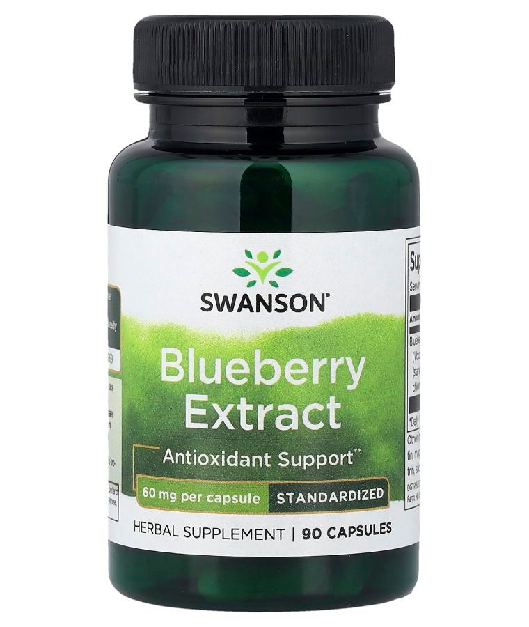 SWANSON Blueberry Extract Standardized 60 mg 90 Capsules