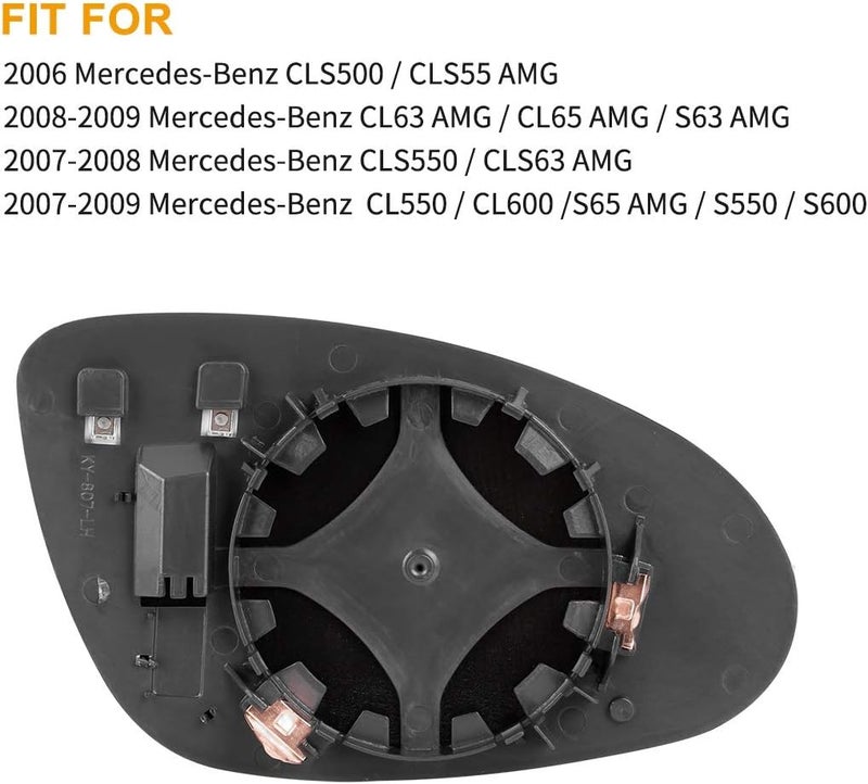 Wivplex Heated Mirror Glass for Mercedes-Benz CL550 - Image 3