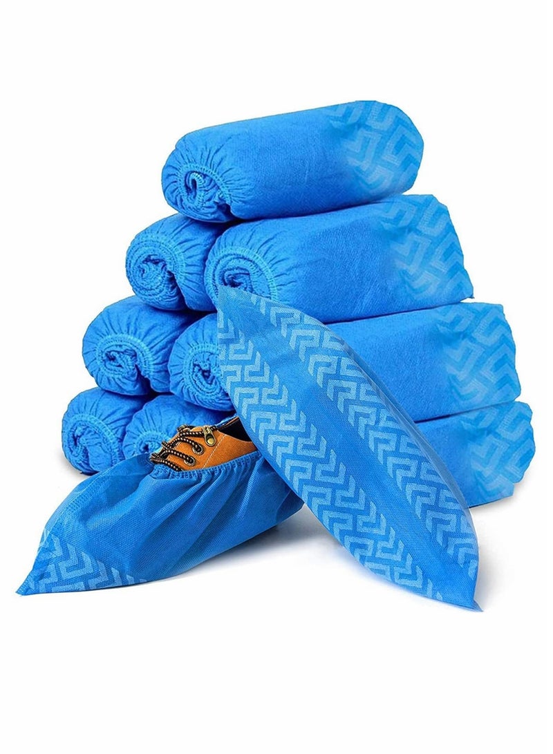 Disposable Non-Slip Shoe Covers 100 Pieces Lightweight Breathable Dust Protection for Home and Outdoor Use - Image 1
