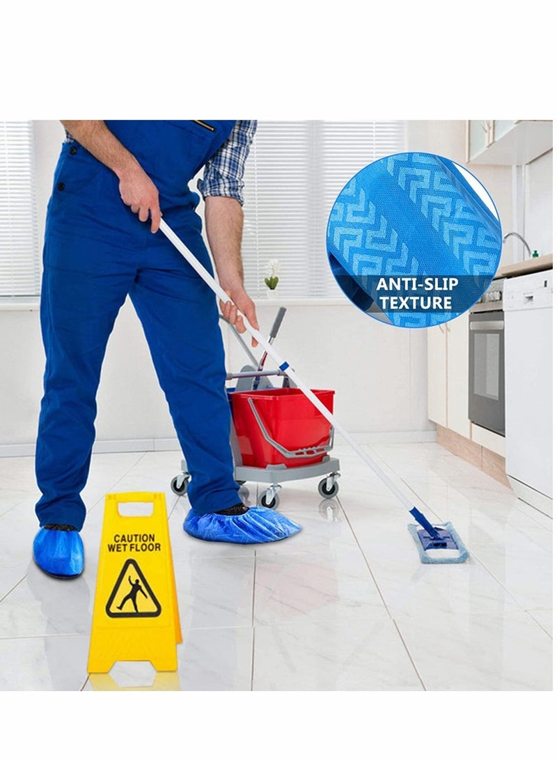 Disposable Non-Slip Shoe Covers 100 Pieces Lightweight Breathable Dust Protection for Home and Outdoor Use - Image 3