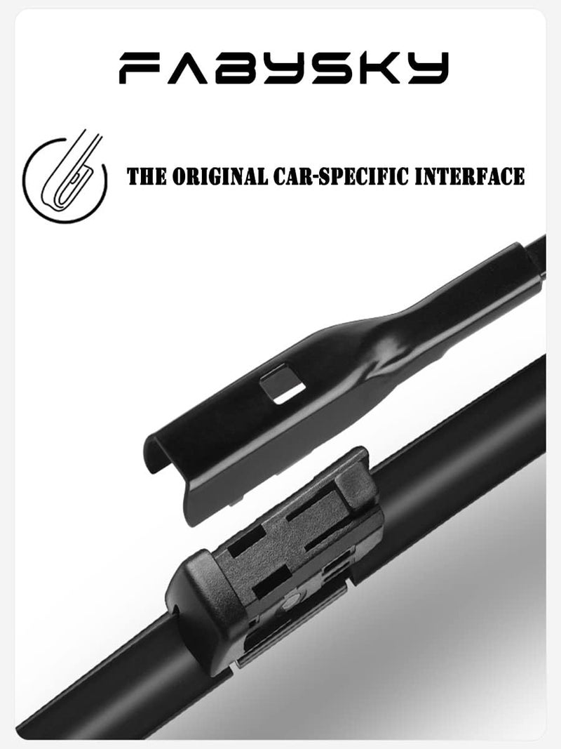 Fabysky Windshield Wiper Blades Set for Mercedes-Benz - Image 4