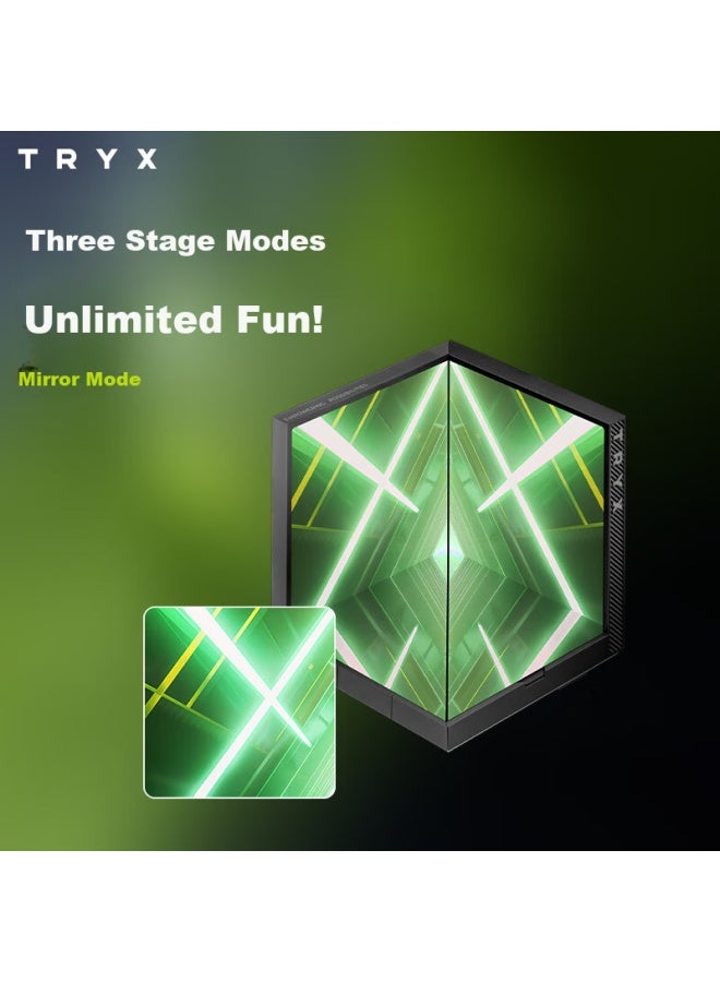 Tryx Stage Shadow 360 Water-cooled Cpu Cooler, Argb Black, Dual 4.0-inch Large Display, Asetek, Multiple Stage Modes, Aluminum Alloy Side Panel - Image 2