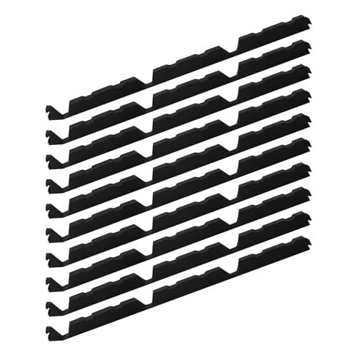 SuperDi 12in Outside 10Pcs - 12" Classic Ribbed Profile Foam Closure Strip Fits for Metal Corrugated Roofing Panels Sheets - 3' Long Outside Roof Closure Strips (Closed-Cell Foams Material) - Image 1