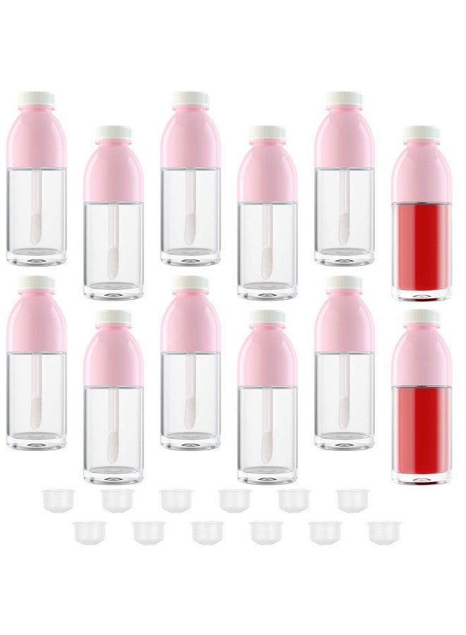 RONRONS 12 Pieces Adorable Empty Lip Gloss Bottles 8Ml Refillable Funny Coke Bottle Shaped Lip Glaze Tube With Wand Brush Small Travel Split Charging Lip Oil Sample Vials Container Diy Makeup Holder - Image 2