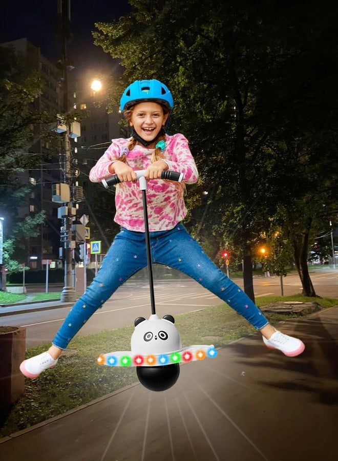 ألعاب أطفال خارجية كبيرة  Multifunctional Pogo Jumper Stick with Handle and Balance Jumping Board, Safe Fun Bouncing Ball for Kids, Perfect for Improving Balance and Coordination Skills, 38*80CM  - Image 1