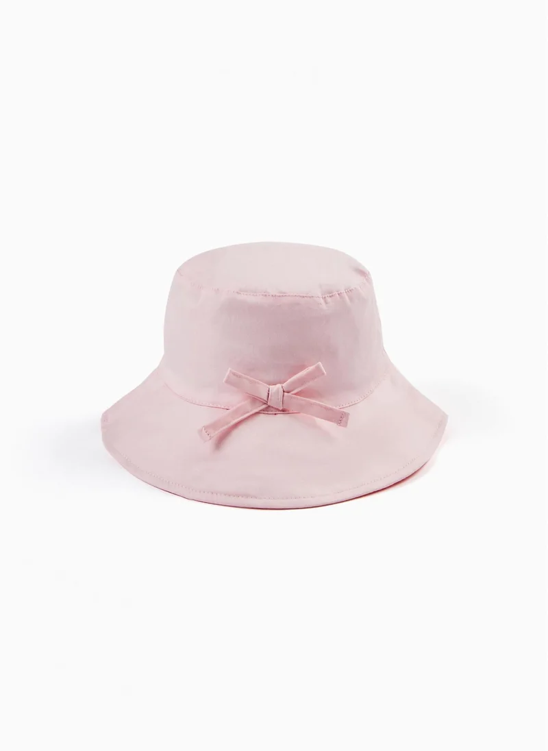زيبي Medium Brim Hat for Babies and Girls, Pink