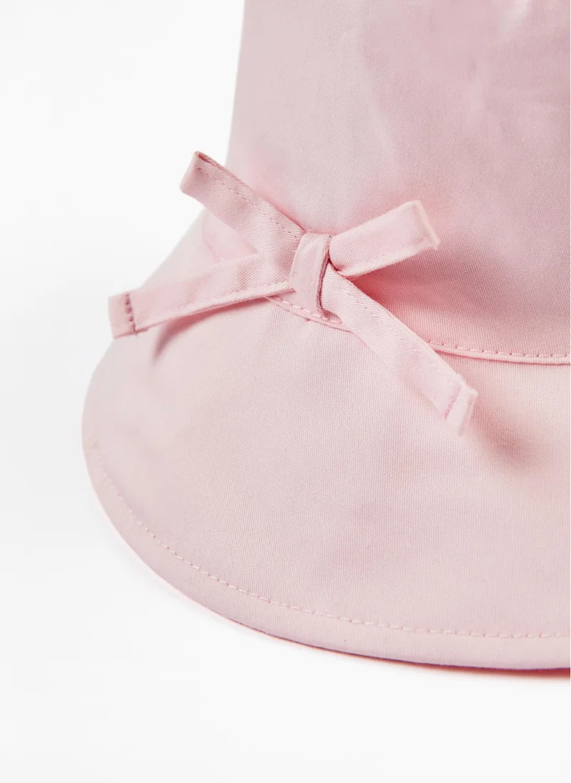 زيبي Medium Brim Hat for Babies and Girls, Pink