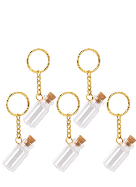 10 Pcs Small Glass Bottles With Cork Lids,2ml Mini Glass Wishing Bottles Empty Spell Jars with Stoppers Message Glass Bottles Tiny Glass Jars with Cork Stoppers for DIY Crafts
