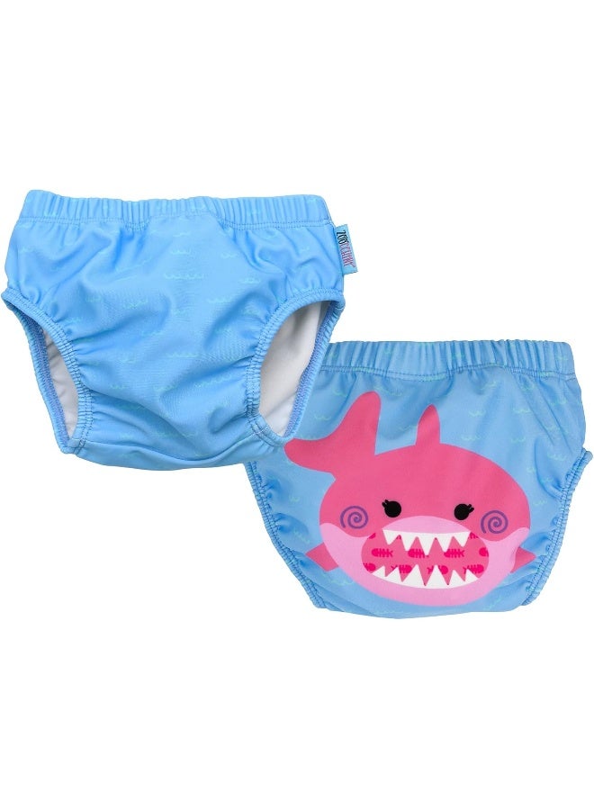 Zoocchini Swim Suit - Pack of 2-6-12m - Swimming Pool Nappy - Reusable - Waterproof - Mesh Fabric - Image 3