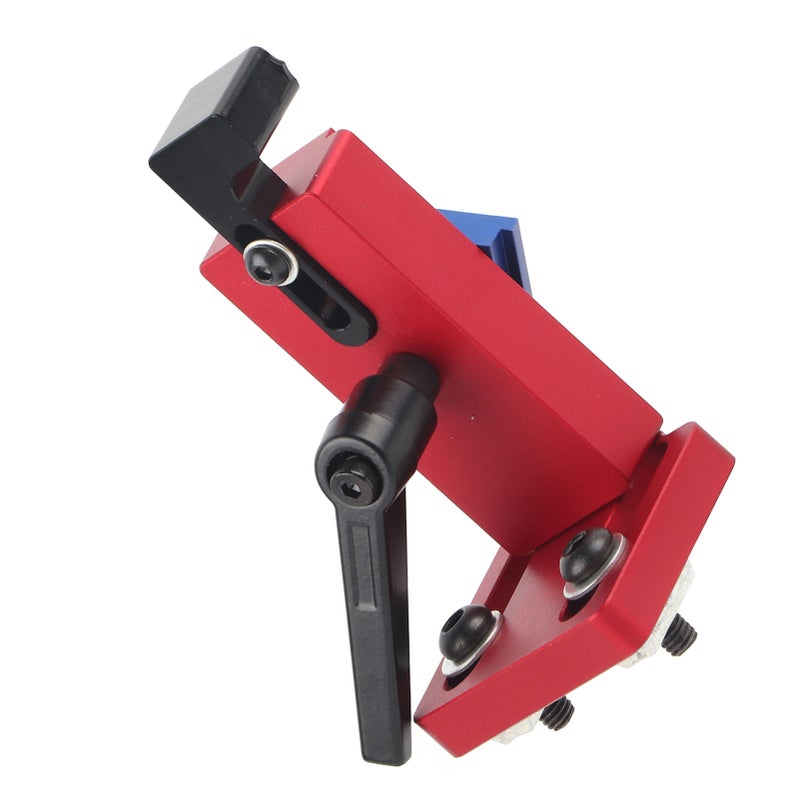 45 Type Chute Locator Aluminium Alloy Backing Connector Miter Track Stop Woodworking Guide Rail Tool - Image 3
