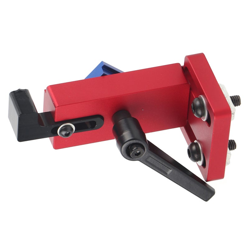 45 Type Chute Locator Aluminium Alloy Backing Connector Miter Track Stop Woodworking Guide Rail Tool - Image 2