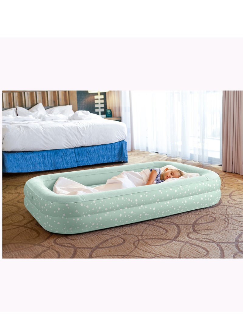 INTEX Kidz Travel Bed Set with Hand Pump - Perfect for Kids 3-6 Years Old  - Image 2