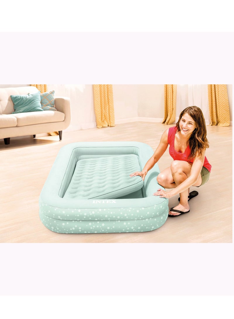INTEX Kidz Travel Bed Set with Hand Pump - Perfect for Kids 3-6 Years Old  - Image 3