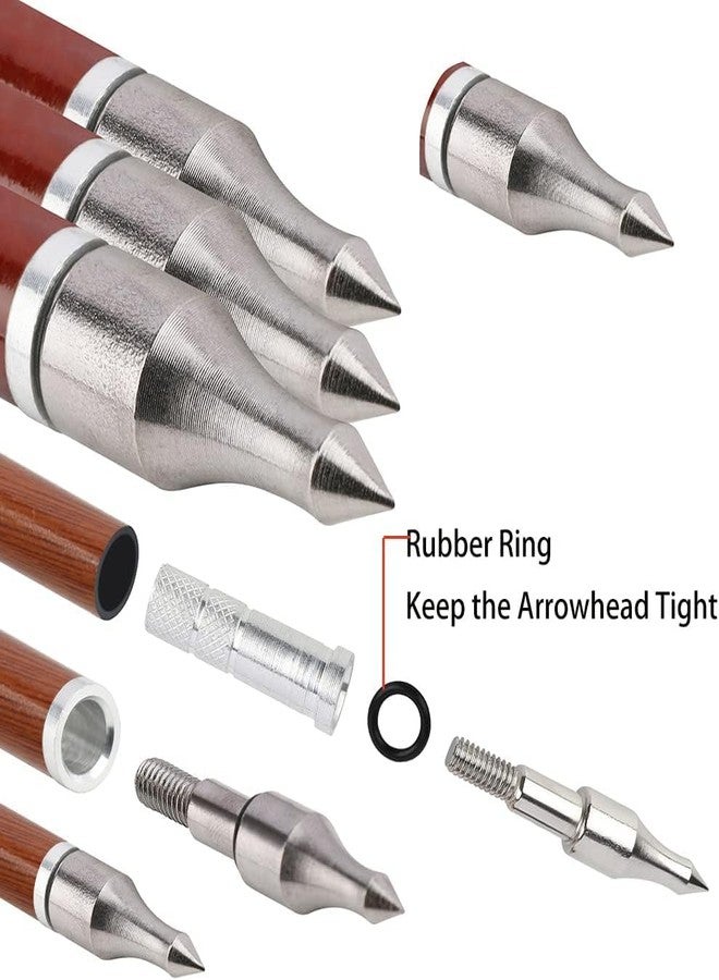 Futaba 31 inch Wood Grain Carbon Archery Arrows for Target Practice (6 pcs) - Spine 500 - Image 4