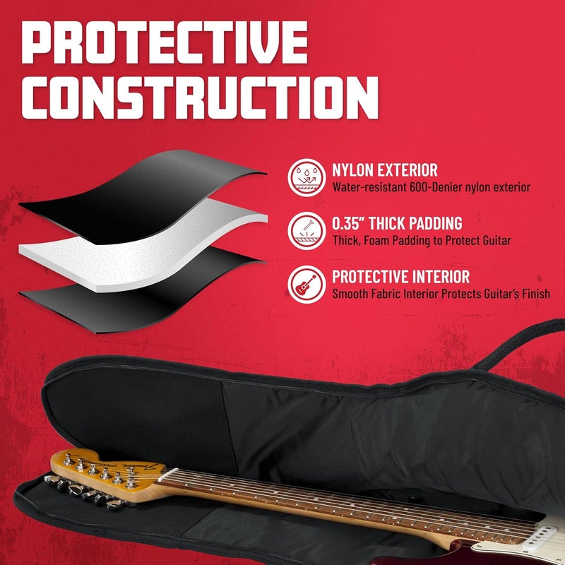 Gator Cases Foam Padded Gig Bag for Bass Guitars - Image 2